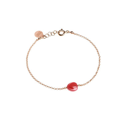 BRACCIALE ROSSO PREZIOSO ARGENTO 925 SEMINO D'AMORE BLUSH BC00406SE-BL