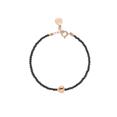 BRACCIALE ROSSO PREZIOSO ARGENTO 925 SEMINO D'AMORE ELEMENTS NOTTE  BC00431SE-NT