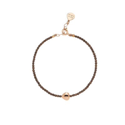 BRACCIALE ROSSO PREZIOSO ARGENTO 925 SEMINO D'AMORE ELEMENTS TERRA  BC004032SE-TE