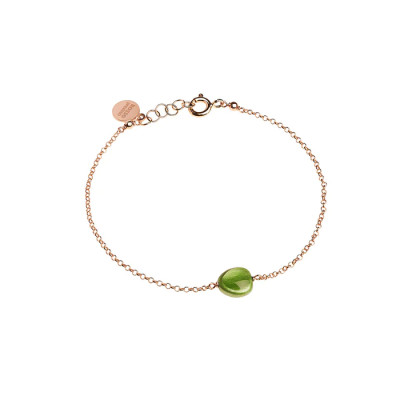 BRACCIALE ROSSO PREZIOSO ARGENTO 925 SEMINO D'AMORE PISTACCHIO BC00406SE-PS
