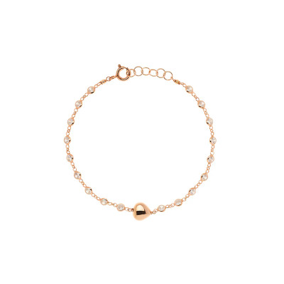 BRACCIALE ROSSO PREZIOSO ARGENTO 925 SEMINO D'AMORE STARLIGHT BC00458SE