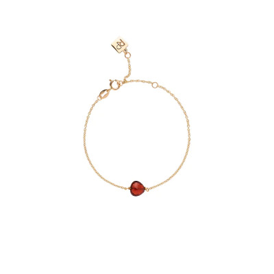 BRACCIALE ROSSO PREZIOSO ORO 9KT SEMINO D'AMORE STONE BC00486SE-GR