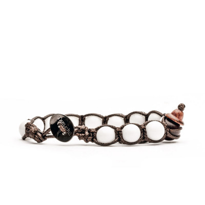 Tamashii Bracciale Con Perla Naturale – Gioiello Tibetano Unisex BHS900-179