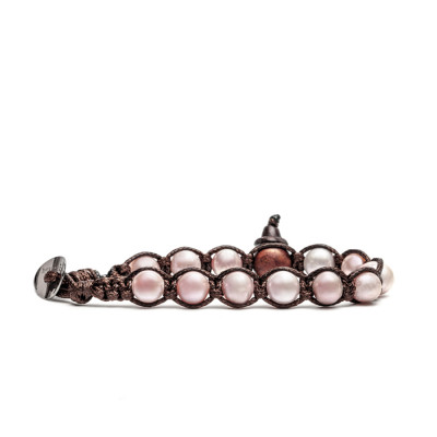 BRACCIALE TAMASHII PERLA VIOLA BHS900-194