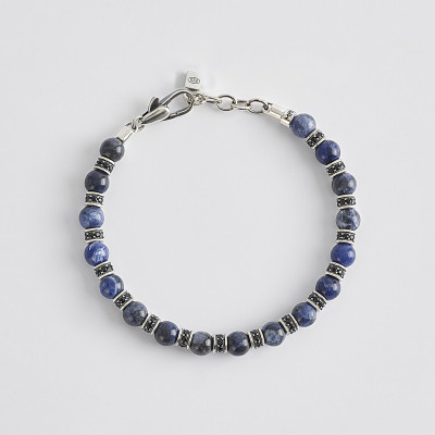 BRACCIALE UOMO MABINA 533525 ARGENTO 