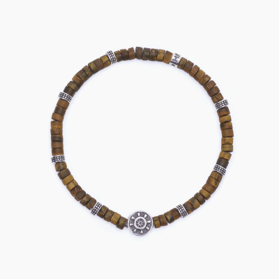 BRACCIALE UOMO MABINA LETS'S GO ARGENTO 533581