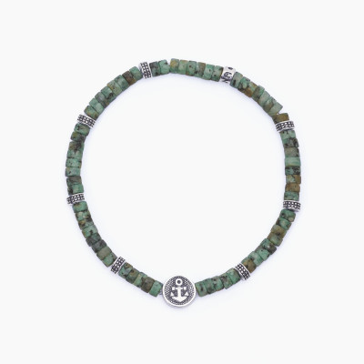 BRACCIALE UOMO MABINA LETS'S GO ARGENTO 533583