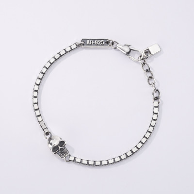 BRACCIALE UOMO MABINA TESCHIO 533432 ARGENTO  