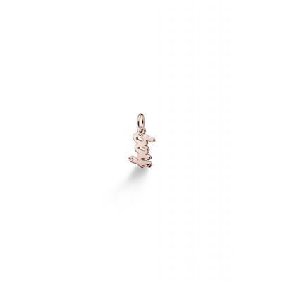 Ciondolo Le Bebe' Lock Your Love  boy oro rosa e argento  LBB171