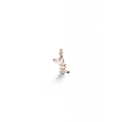 Ciondolo Le Bebe' Lock Your Love  girl oro rosa e argento  LBB172