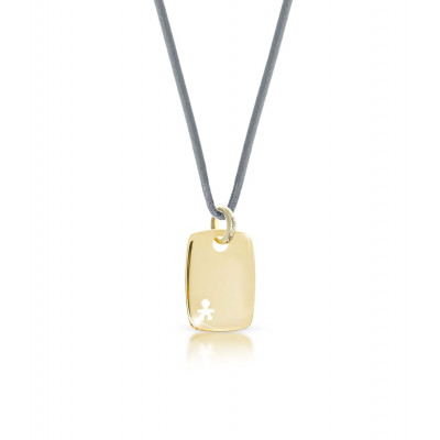 CIONDOLO LE BEBE' UOMO CLASSICO BIMBO ORO GIALLO LBU001