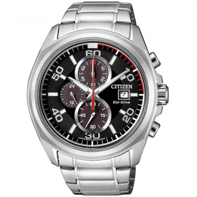CITIZEN CRONOGRAFO ACCIAIO ECO-DRIVE CA0630-80E