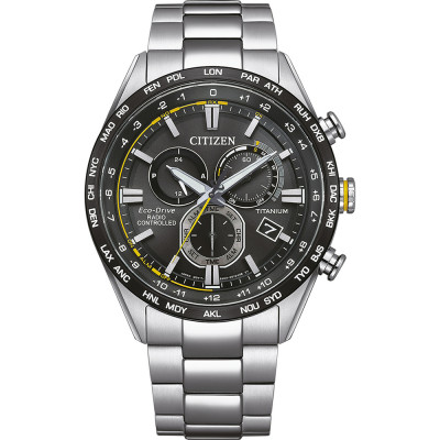 CITIZEN RADIOCONTROLLATO CRONO SUPER TITANIO ECO DRIVE CB5947-80E