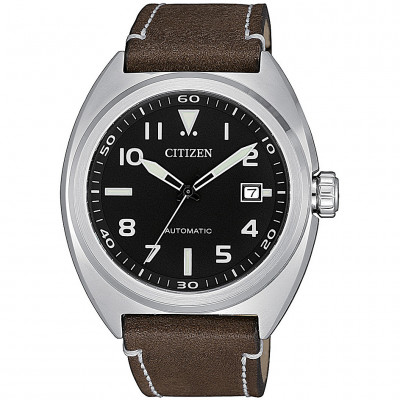 CITIZEN SOLO TEMPO CINTURINO PELLE AUTOMATICO NJ0100-11E