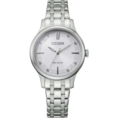 CITIZEN SOLO TEMPO LADY QUADRANTE BIANCO EM0890-85A