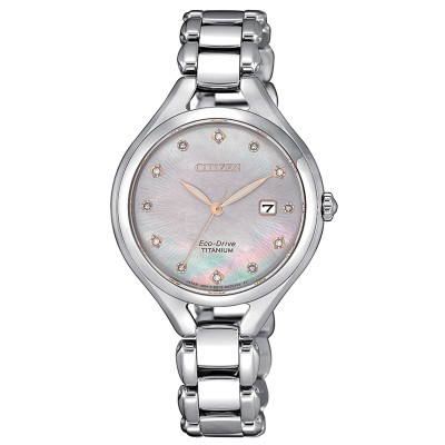 CITIZEN SOLO TEMPO LADY SUPER TITANIO QUADRANTE MADREPERLA EW2560-86Y