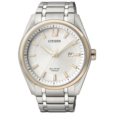 CITIZEN SOLO TEMPO SUPER TITANIO BICOLORE AW1244-56A