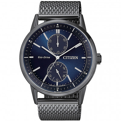 CITIZEN SOLO TEMPO UOMO ACCIAIO ECO-DRIVE BU3027-83L