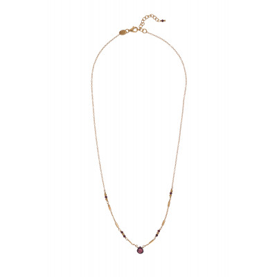 COLLANA ALISIA ARGENTO 925 AL4644-ORO-GRANATO