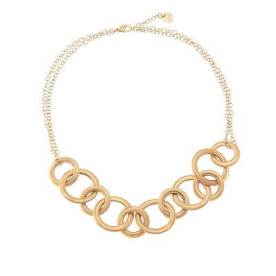 COLLANA AQUAFORTE  CERCHI VINTAGE ARGENTO H4184804