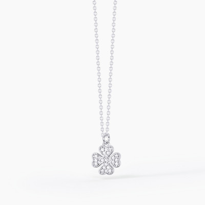 COLLANA MABINA E' SOLO FORTUNA  ARGENTO 553296