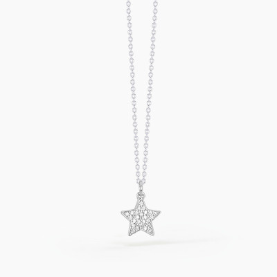 COLLANA MABINA POLVERE DI STELLE ARGENTO 553295