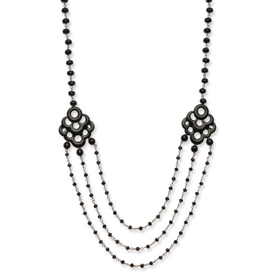 COLLANA ROSSO PREZIOSO 20264-NERO