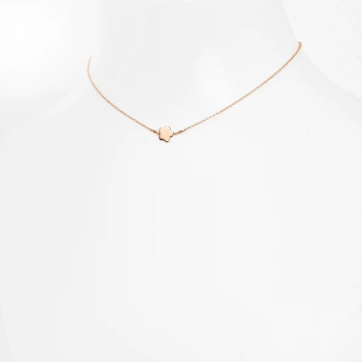 COLLANA ROSSO PREZIOSO ARGENTO 925 MONO 21058-FIORE