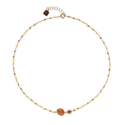 COLLANA ROSSO PREZIOSO ARGENTO 925 TRINITY 22817-DUNE