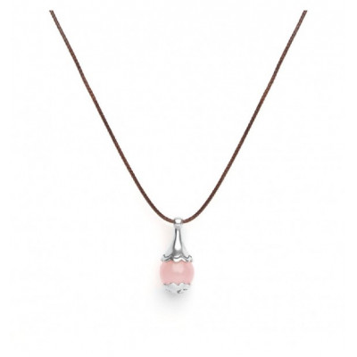 COLLANA TAMASHII  EAR DROPS GIADA ROSA NHS1800-199