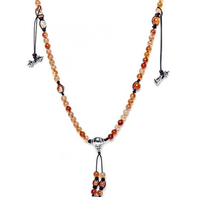 COLLANA TAMASHII  MUDRA CORNIOLA NHS1500-19