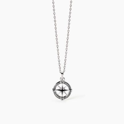 COLLANA UOMO MABINA JOURNEY ARGENTO 553753