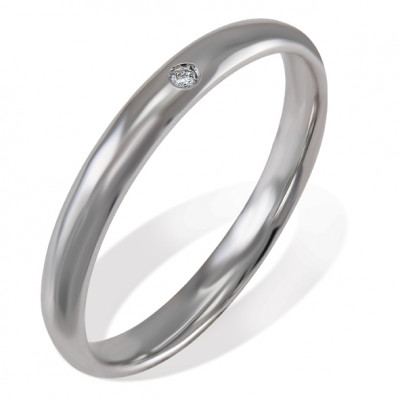 FEDE GEMORO ORO BIANCO 18KT E DIAMANTE CT. 0,01 FD305