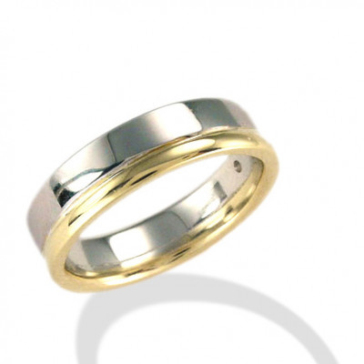 FEDE GEMORO ORO GIALLO E BIANCO 18KT  FN272