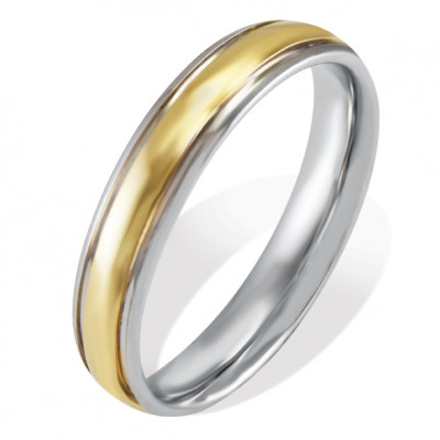 FEDE GEMORO ORO GIALLO E BIANCO 18KT  FN303