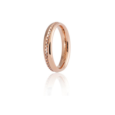 FEDE UNOAERRE INFINITO IN ORO BIANCO O ROSA 18CT. E DIAMANTI