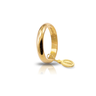 FEDE UNOAERRE ITALIANA IN ORO 18CT. 3 GRAMMI  30AFN1