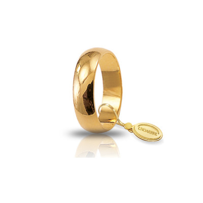 FEDE UNOAERRE MANTOVANA IN ORO 18CT. 6 GRAMMI  60AFN1 