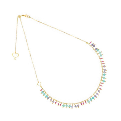 GIROCOLLO  MAMAN ET SOPHIE ARGENTO 925  FRANGE GHFRARUTZAZ17