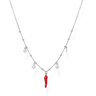 GIROCOLLO ARGENTO CORNETTI AMEN CLCSQBR