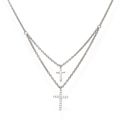 GIROCOLLO ARGENTO CROCI AMEN CL2CROSSBBZ