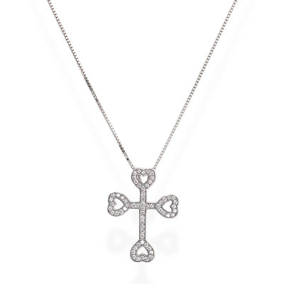 GIROCOLLO ARGENTO CROCI AMEN CLPCRHBZ