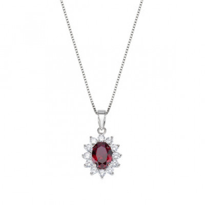GIROCOLLO ARGENTO LADY  AMEN  CLLDGBBR