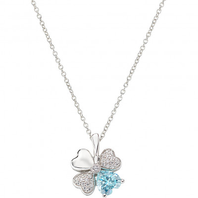 GIROCOLLO ARGENTO QUADRICUORE AMEN CLPQUBAC