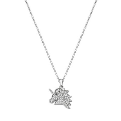 GIROCOLLO ARGENTO UNICORNO FORTUNA  AMEN CLPUNBBZ