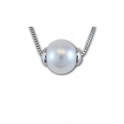 GIROCOLLO GEMORO ORO 18KT gr. 1,30 PERLA COLTIVATA ACQUA DOLCE PPE352BIA