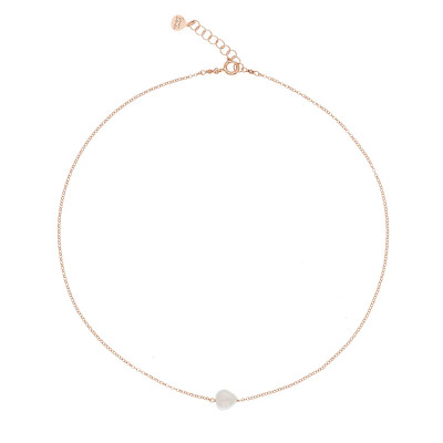 GIROCOLLO ROSSO PREZIOSO ARGENTO 925 SEMINO D'AMORE  GC00405SE-CW