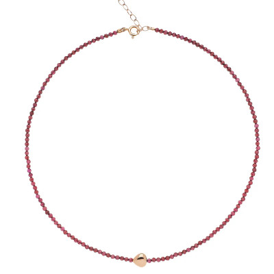 GIROCOLLO ROSSO PREZIOSO ARGENTO 925 SEMINO D'AMORE ELEMENTS FUOCO  GC00430SE-FC