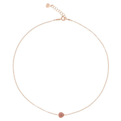 GIROCOLLO ROSSO PREZIOSO ARGENTO 925 SEMINO D'AMORE SPARKLING RED DREAMS  GC00470SE-RD