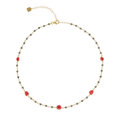 GIROCOLLO ROSSO PREZIOSO ARGENTO 925 SHINE GC26727CE/SS-CO